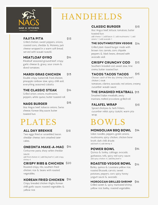 Menu Nags Bar And Kitchen - 21