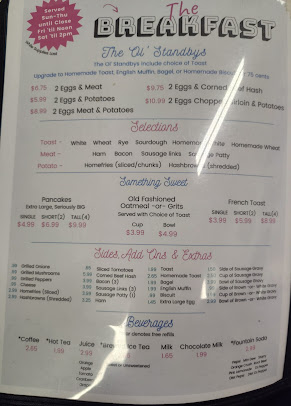 Menu Nancys Main Street Diner - 21