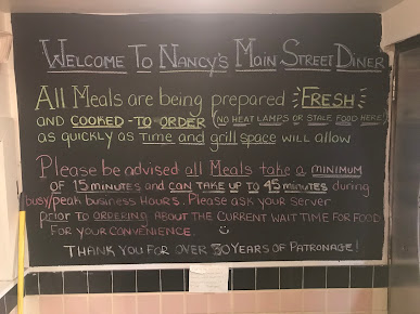 Menu Nancys Main Street Diner - 26