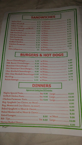 Menu Naples Pizza - 25