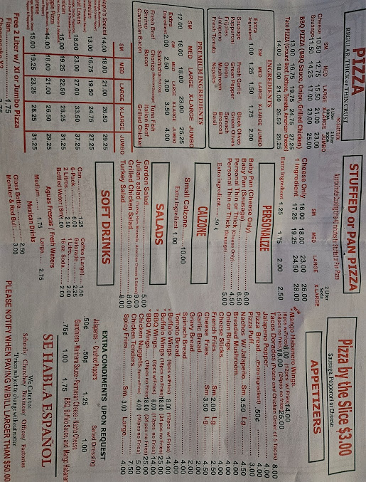 Menu Naples Pizza - 27