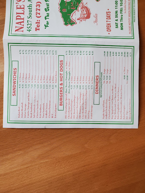 Menu Naples Pizza - 28