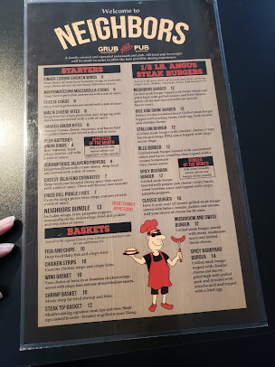 Menu Neighbors Grub And Pub - 23