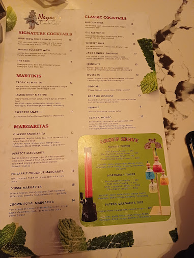 Menu New Orleans Creole Cafe - 19