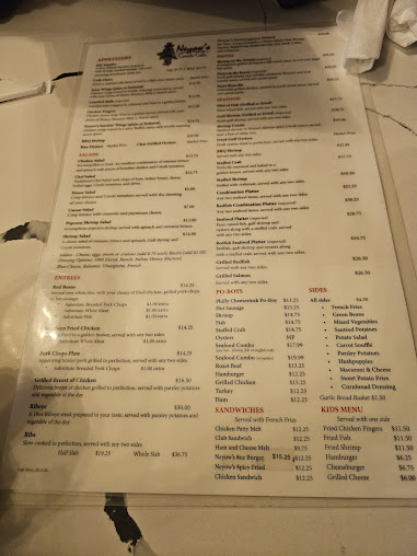 Menu New Orleans Creole Cafe - 26