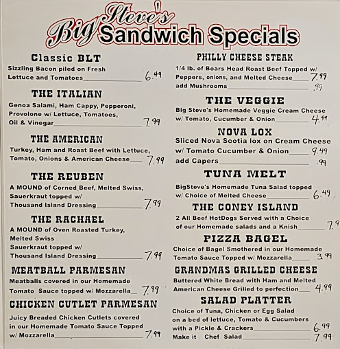 Menu New York Bagel & Deli - 22