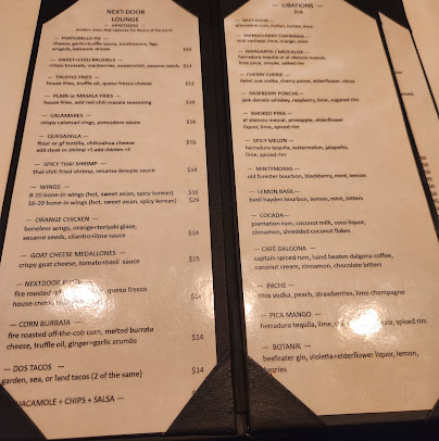 Menu Next-Door Lounge - 20