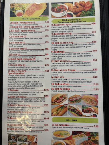 Menu Nhà Hàng Vietnam Restaurant - 20