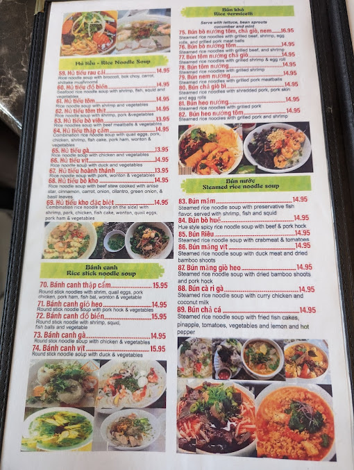 Menu Nhà Hàng Vietnam Restaurant - 28