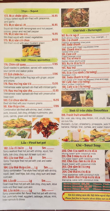 Menu Nhà Hàng Vietnam Restaurant - 29