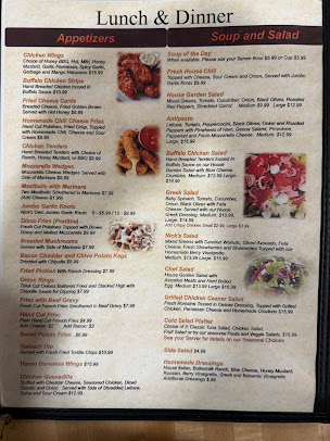 Menu Nick's Diner & Pizzeria - 20