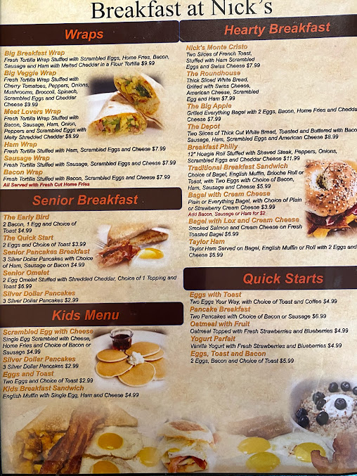 Menu Nick's Diner & Pizzeria - 29
