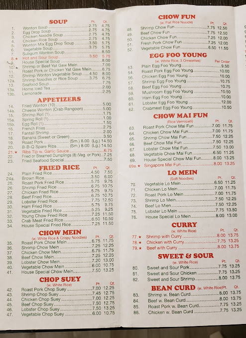 Menu No 1 China - 22