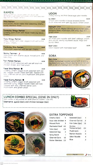 Menu Nomu Ramen & Sushi - 21