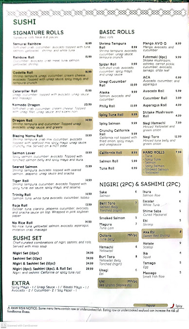 Menu Nomu Ramen & Sushi - 24
