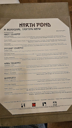 Menu North Pond - 28