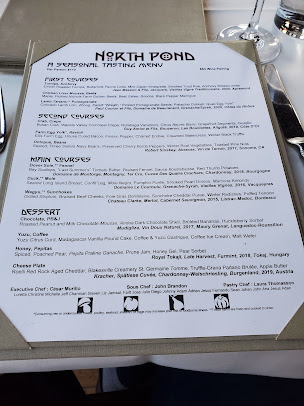 Menu North Pond - 29