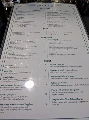 Menu North Shore Bistro - 21