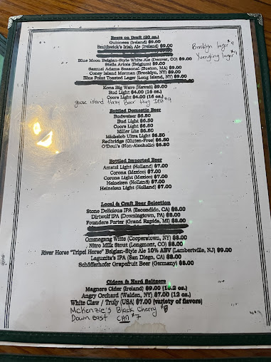 Menu O'hara's Restaurant And Pub - 29