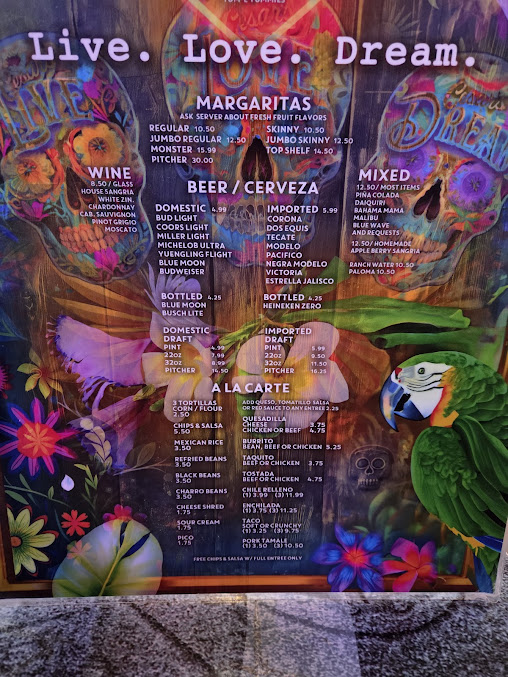 Menu Old Mexico - 24