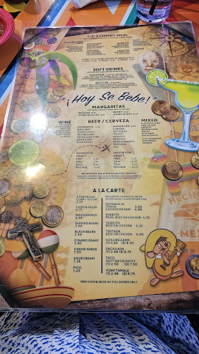 Menu Old Mexico - 28