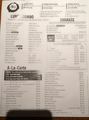 Menu Ootoro Sushi - 21