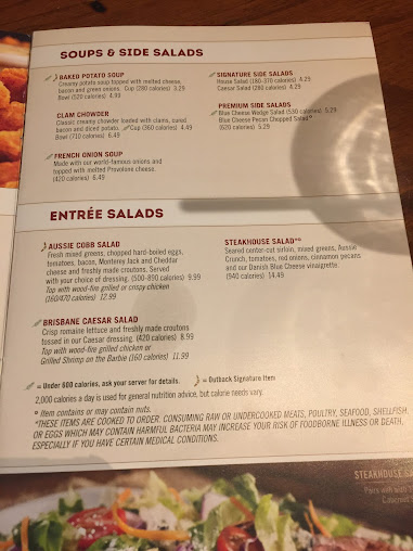 Menu Outback Steakhouse - 26
