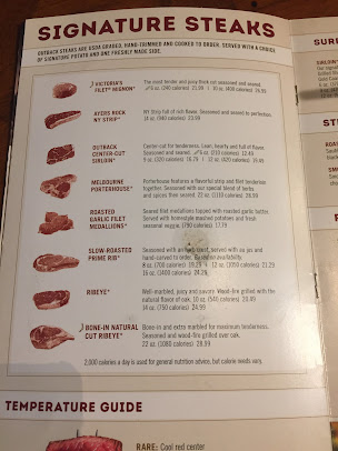 Menu Outback Steakhouse - 28