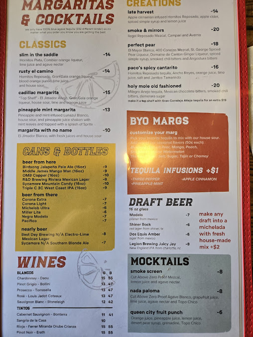 Menu Paco's Tacos & Tequila - 24