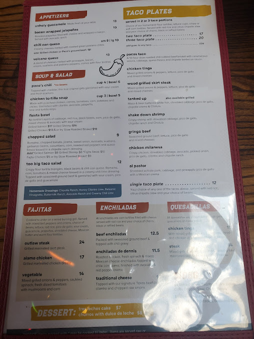 Menu Paco's Tacos & Tequila - 27