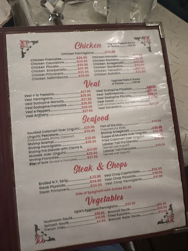 Menu Paesano Of Mulberry Street - 21