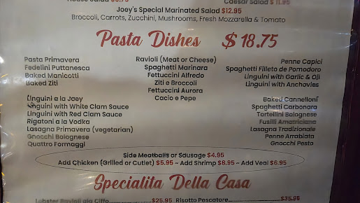 Menu Paesano Of Mulberry Street - 22