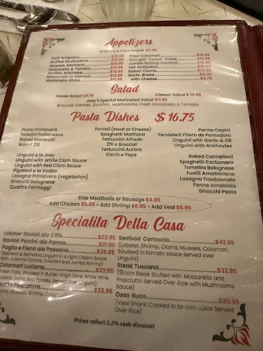 Menu Paesano Of Mulberry Street - 29