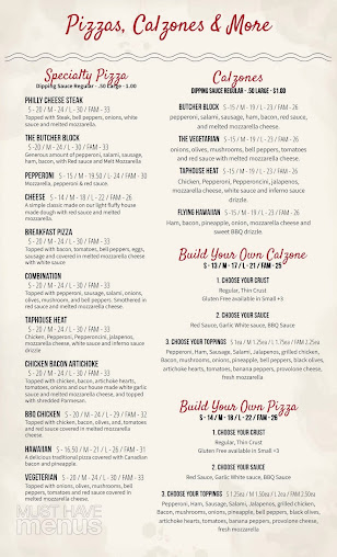 Menu Palomino Room - 21