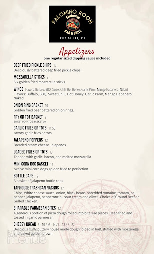 Menu Palomino Room - 22
