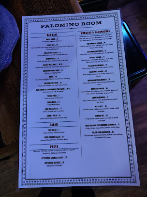 Menu Palomino Room - 25
