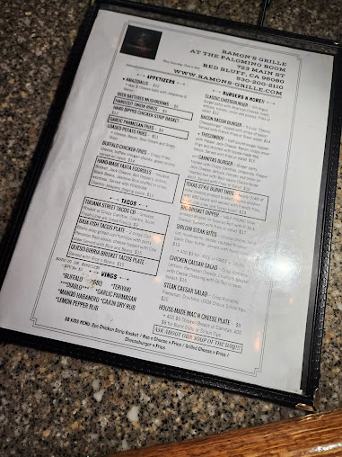Menu Palomino Room - 27