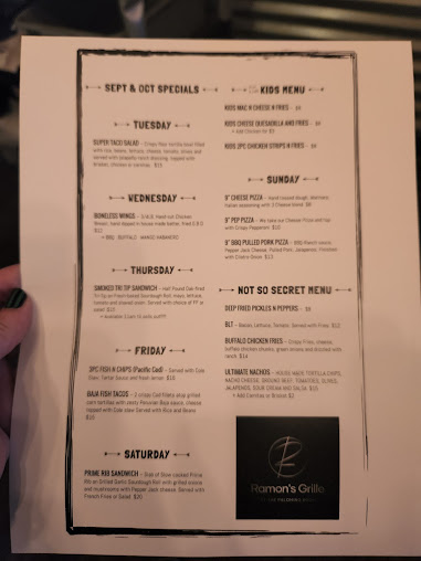 Menu Palomino Room - 28