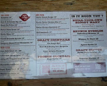 Menu Parlor Pizza Bar West Loop - 22