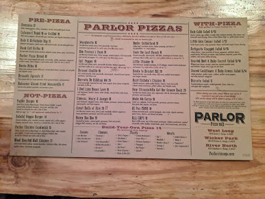 Menu Parlor Pizza Bar Wicker Park - 21