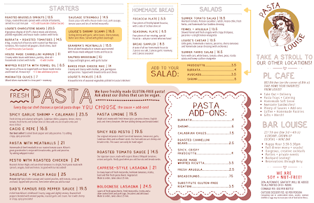 Menu Pasta Louise Restaurant - 20