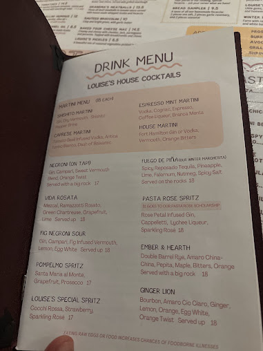 Menu Pasta Louise Restaurant - 22