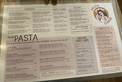 Menu Pasta Louise Restaurant - 25