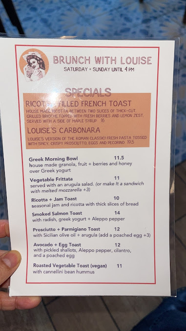 Menu Pasta Louise Restaurant - 28