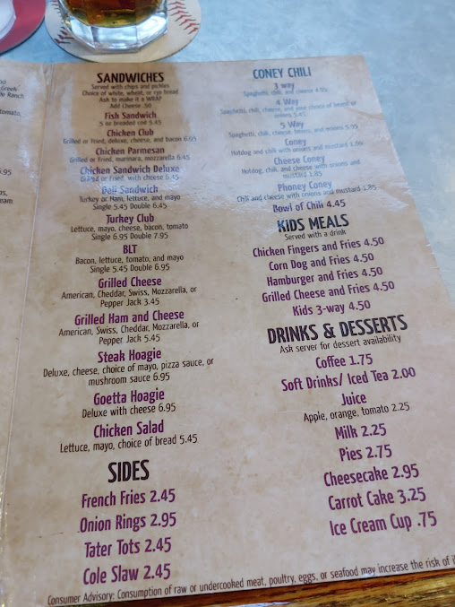 Menu Patricks Sports Bar Grill - 23