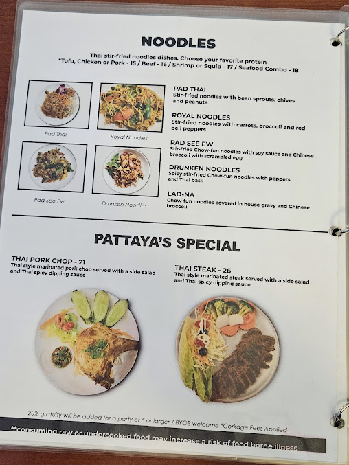 Menu Pattaya Thai - 28
