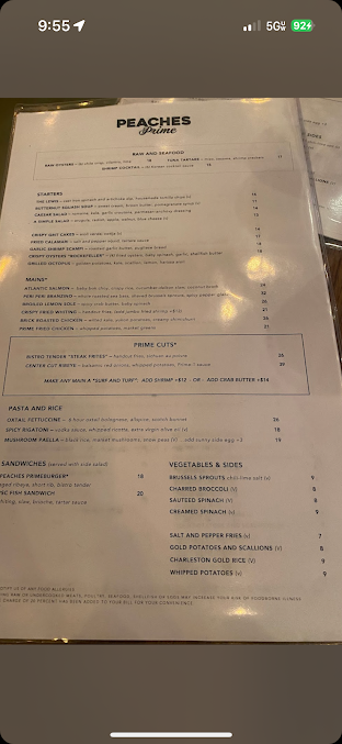 Menu Peaches Prime - 27