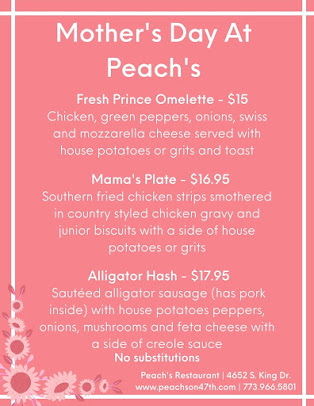 Menu Peach's Restaurant - 20