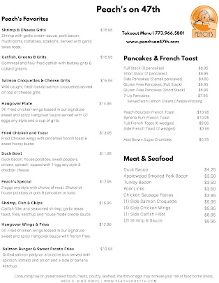Menu Peach's Restaurant - 21