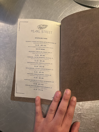 Menu Pearl Street Restaurant - 22